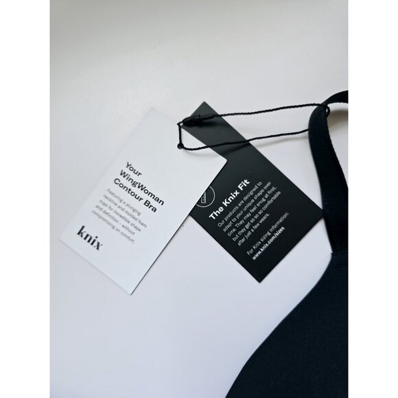 Knix Wing Woman Contour Black Wireless Lined Lightly Padded Molded Bra Size 0 XS - Picture 8 of 9